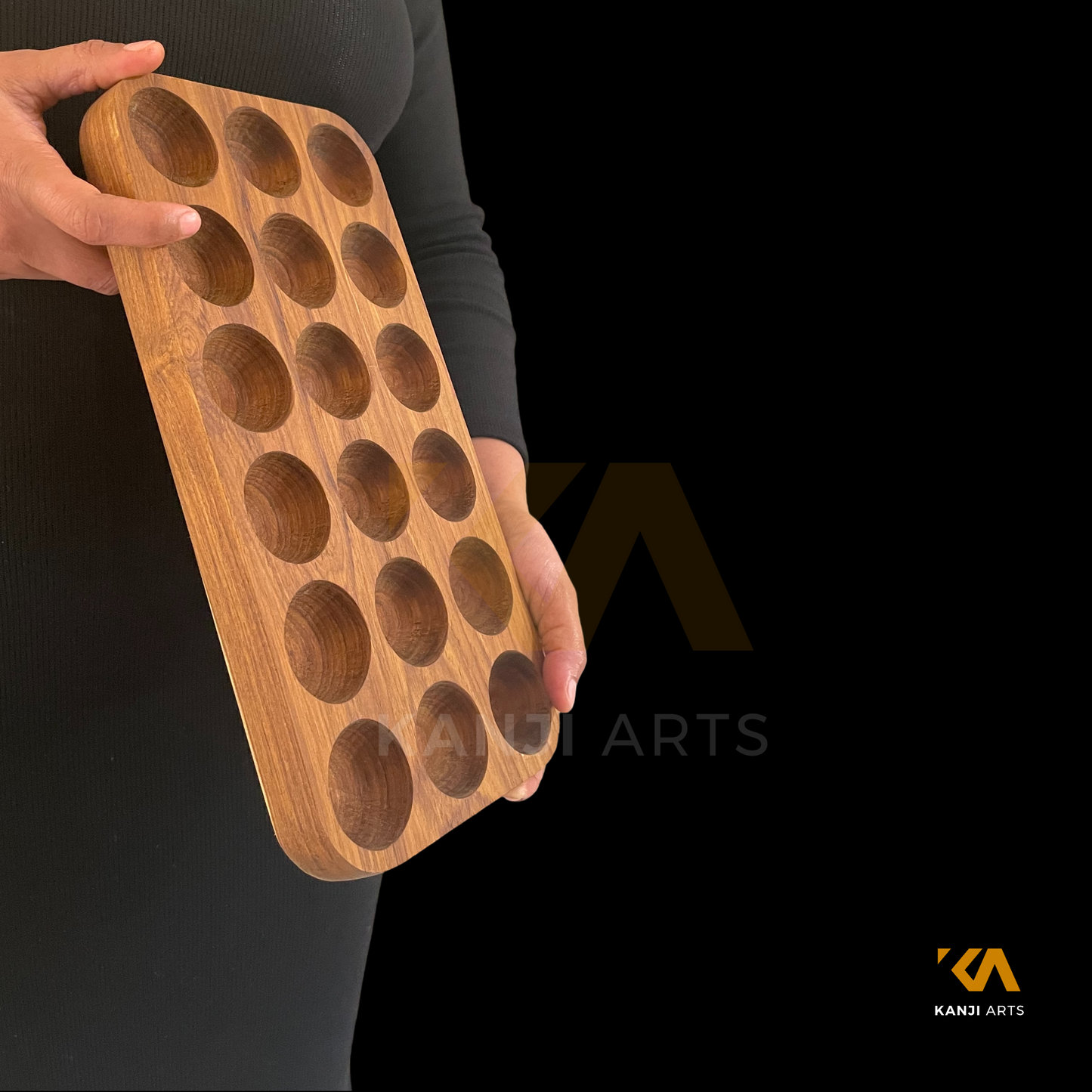 Wooden Egg Holder. Egg Holder for 18 Eggs, 12 Eggs, 6 Eggs Teak wood Stand for Eggs. Easter egg holder