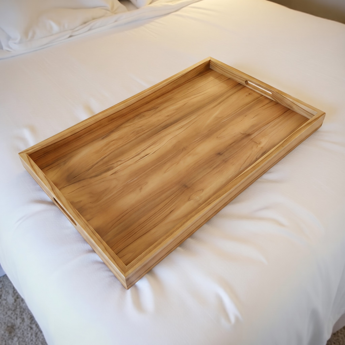 Large Ottoman Tray, Table Top, Wooden Tray for Ottoman