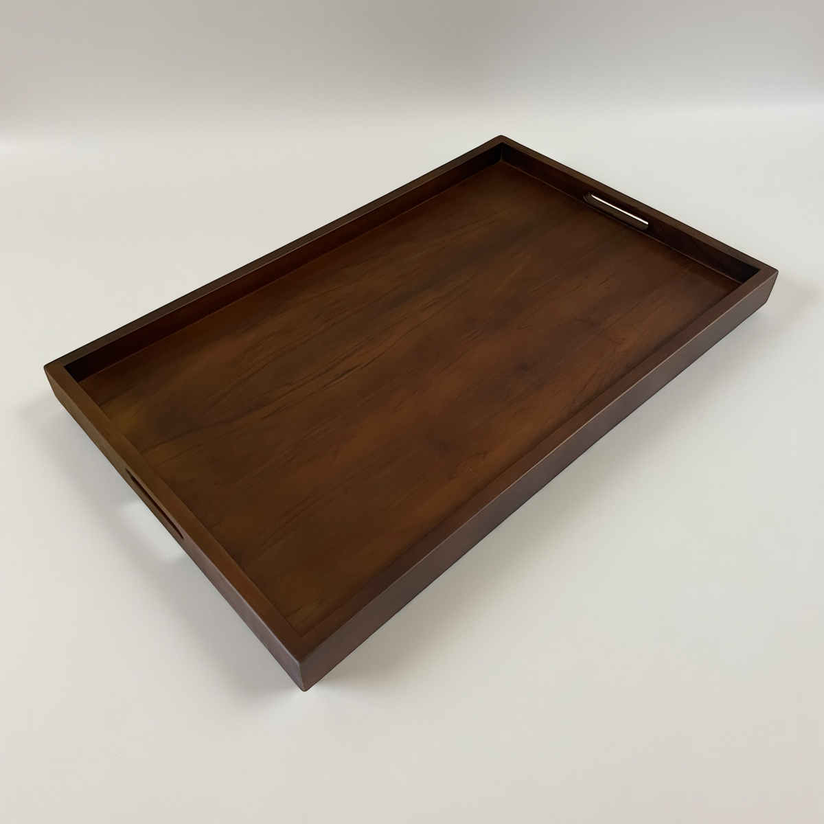 Large Ottoman Tray, Table Top, Wooden Rectangle Tray for Ottoman