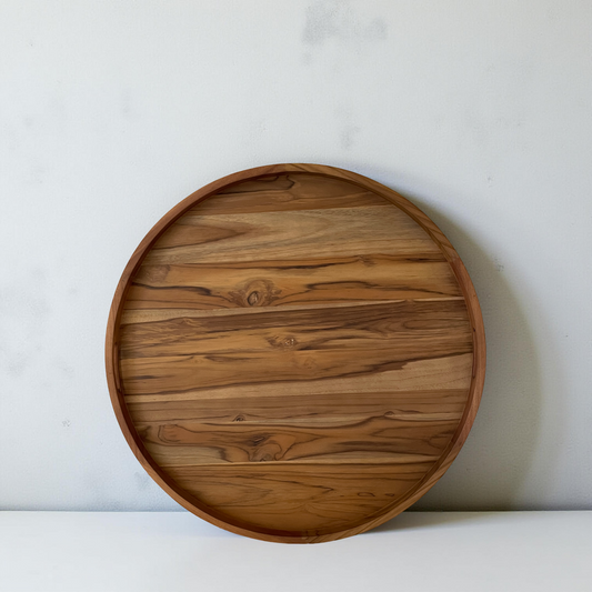 Ottoman Tray Large, Farmhouse tray, Wooden tray, Breakfast tray, Kitchen tray, Serving Tray, Wood Tray, Wedding decor, Round Ottoman Trays