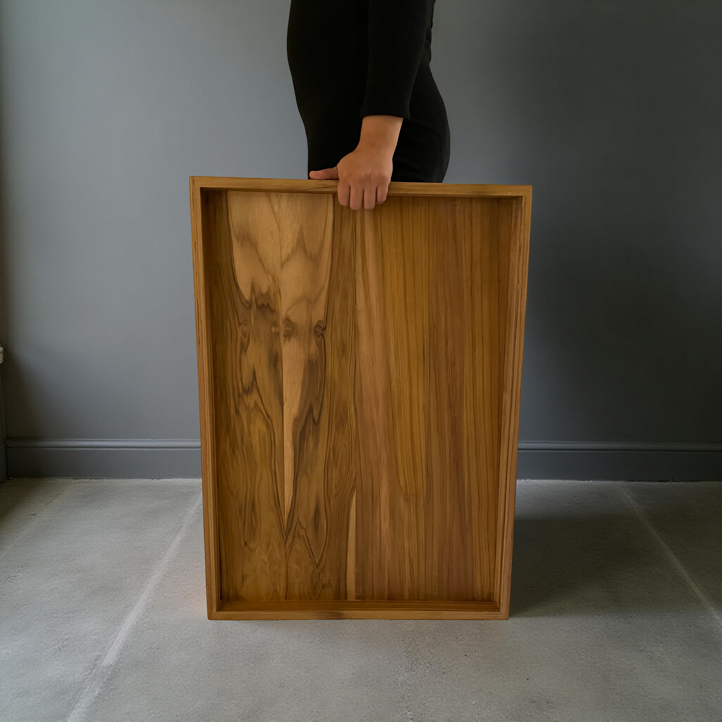 Large Ottoman Tray, Table Top, Wooden Tray for Ottoman