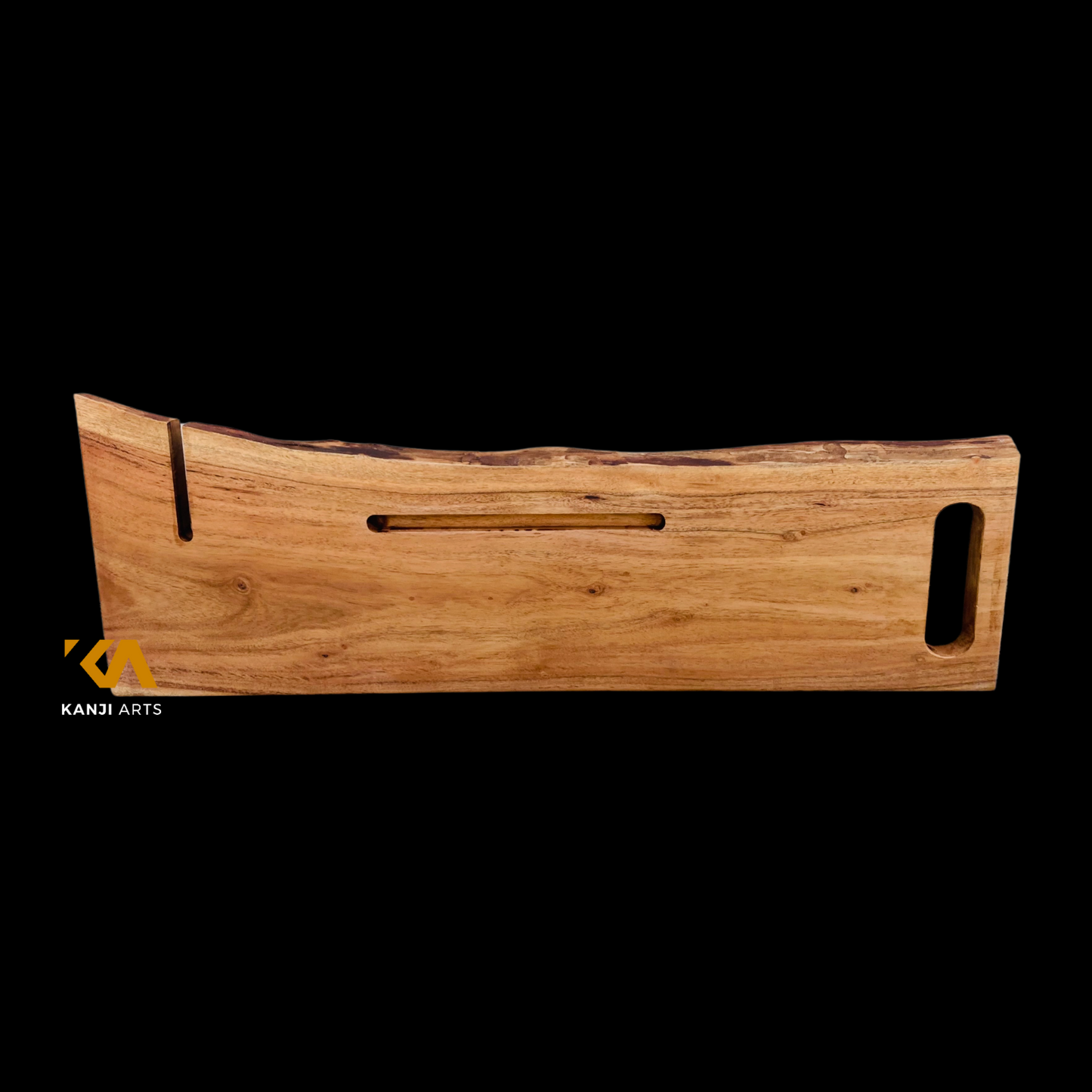 Live Edge Acacia Wood Bathtub Caddy: Modern Bath Tray, Bathtub Board, Bath Shelf Cozy Spa Sessions Wooden gift for Her Spa Bathroom Bathtub