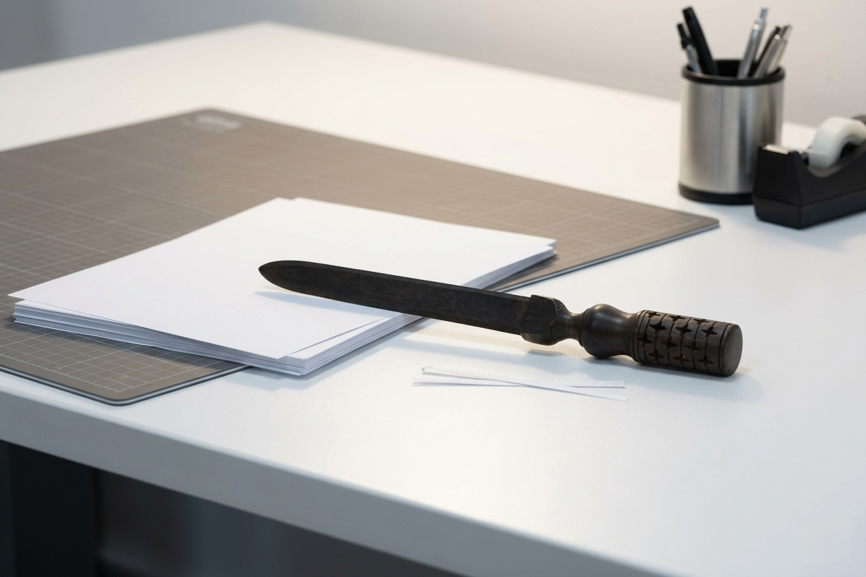 Traditional Wooden Letter Opener